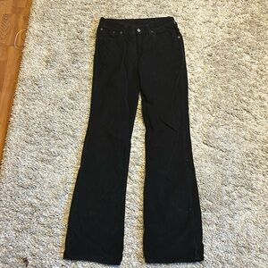 New , Levi Strauss 517 extra long, corduroy, black jeans, boot cut, slim fit